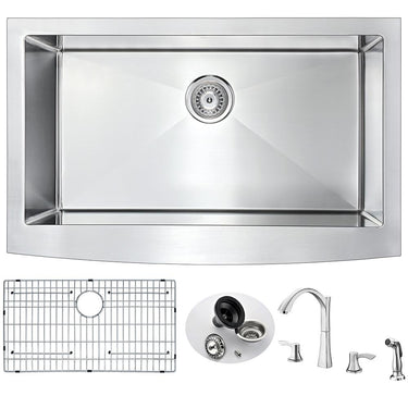 ANZZI ELYSIAN Series K33201A-032B Kitchen Sink Kitchen Sink ANZZI